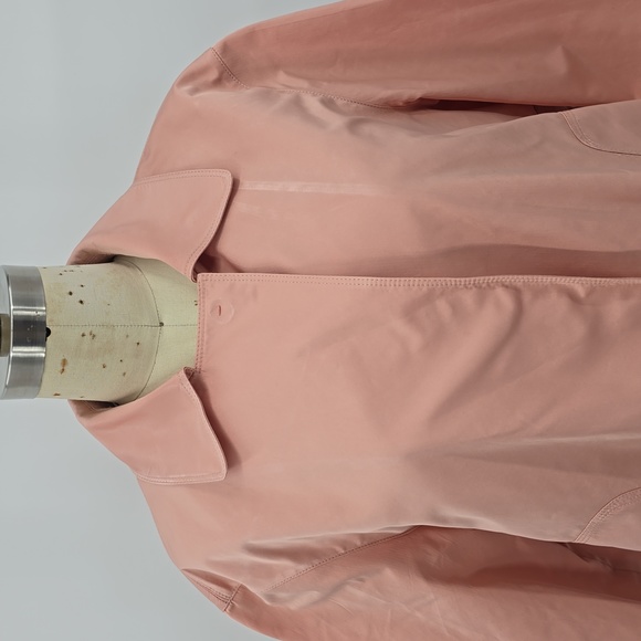 Lafayette 148 New York Button Up Jacket Salmon Color Size MP - Picture 2 of 8